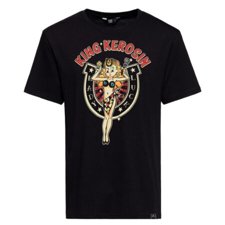 King Kerosin Lady Luck T-shirt Black-XXXL | King Kerosin