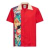 King Kerosin Las Vegas Pin Up Panel Shirt Red-M | King Kerosin
