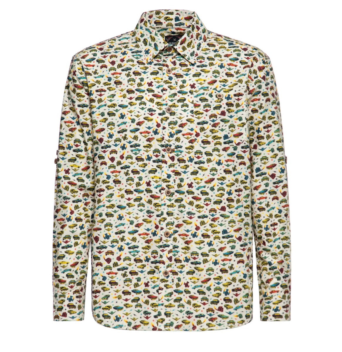 King Kerosin - Long Sleeve Shirt Muscle Cars -XXXL | Fiftiesstore