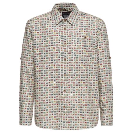 King Kerosin - Long Sleeved Shirt / Volkswagen Love Bus Print-XXXL | Fiftiesstore