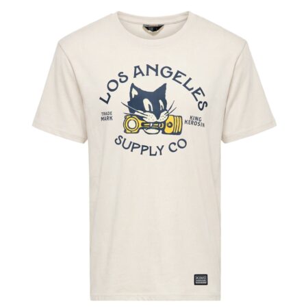 King Kerosin Los Angeles Supply Co T-shirt Off White-2XL | King Kerosin