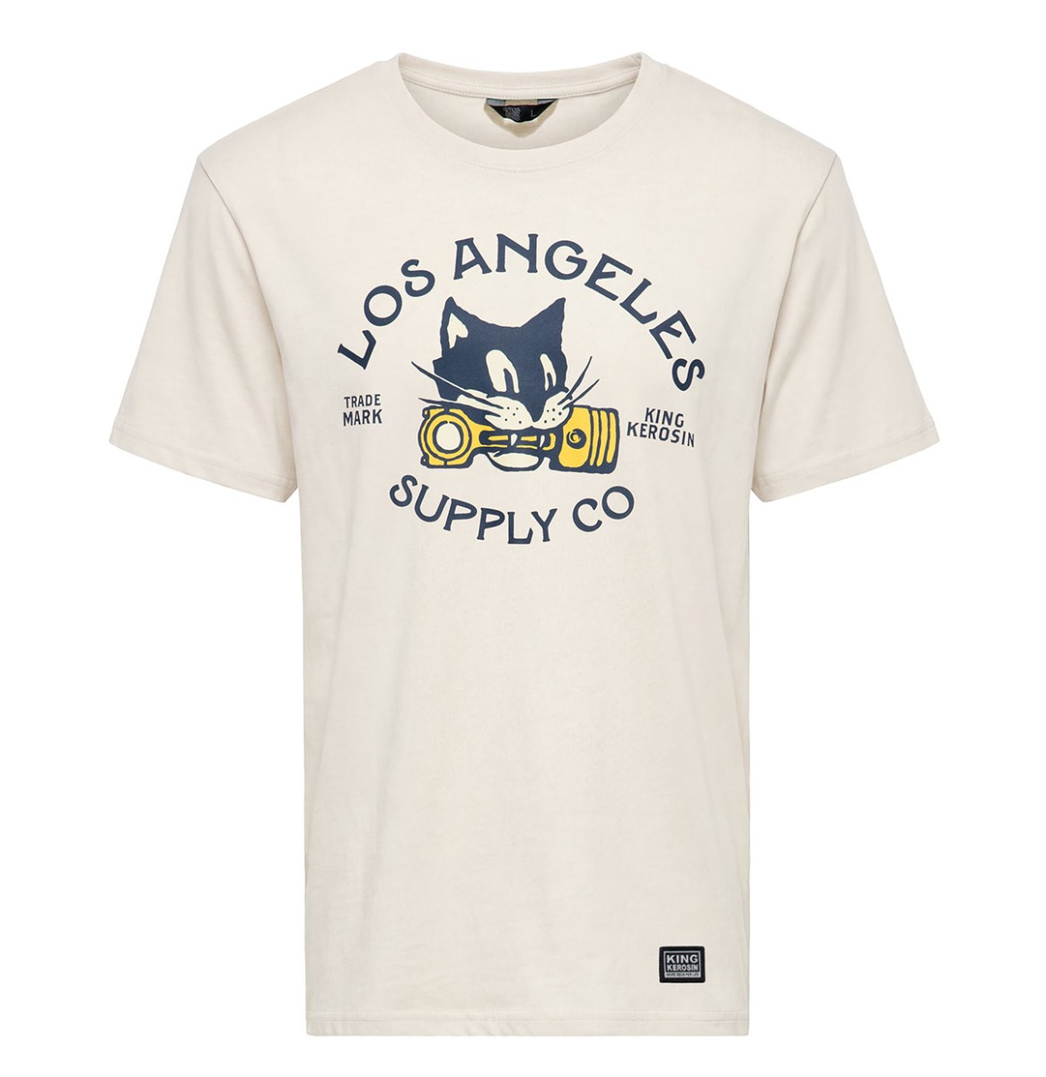 King Kerosin Los Angeles Supply Co T-shirt Off White-2XL | King Kerosin