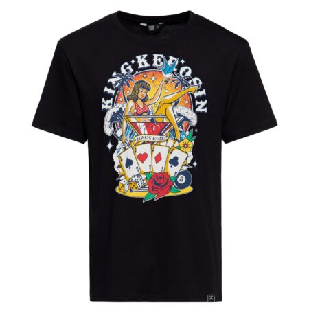 King Kerosin Mans Ruin T-shirt Black-XXXL | King Kerosin