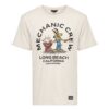 King Kerosin Mechanic Crew T-Shirt Off White-2XL | King Kerosin