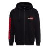 King Kerosin Men's Hoodie Jacket Red Baron Black-XXXL | King Kerosin
