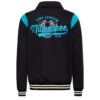 King Kerosin Milwaukee College Jacket With Collar Black & Blue -4XL | King Kerosin