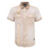 King Kerosin Motor Service Worker Shirt Beige-XXXXL | 21% korting | King Kerosin