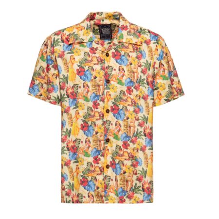 King Kerosin Naked Shirt Warm Sand-L | King Kerosin