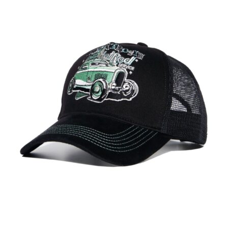 King Kerosin Pick Up 50 Hot Rod Service Trucker Cap Black | King Kerosin