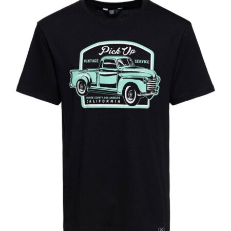 King Kerosin Pick Up Truck T-shirt Black-4XL | 20% korting | King Kerosin