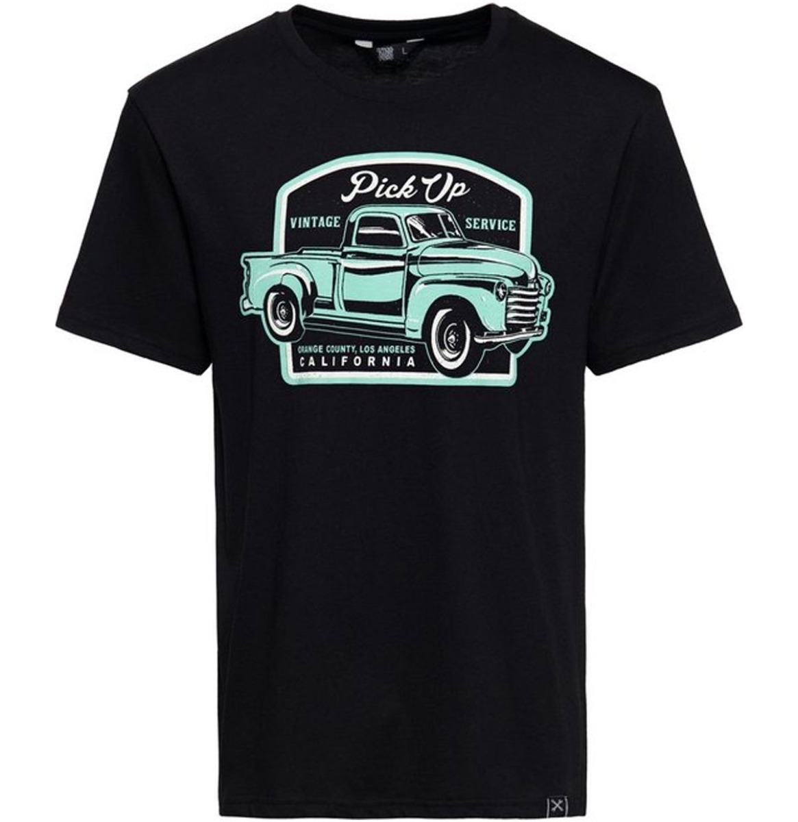 King Kerosin Pick Up Truck T-shirt Black-4XL | 20% korting | King Kerosin