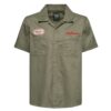 King Kerosin Redondo Beach Work Shirt Oil Green-L | King Kerosin