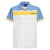 King Kerosin Redondo Beach Work Shirt White & Blue-3XL | King Kerosin