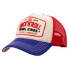 King Kerosin Rock 'N' Roll Rebel Kings Trucker Pet Rood & Blauw & Beige | King Kerosin