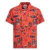 King Kerosin Rock 'N' Roll Shirt Red-4XL | King Kerosin