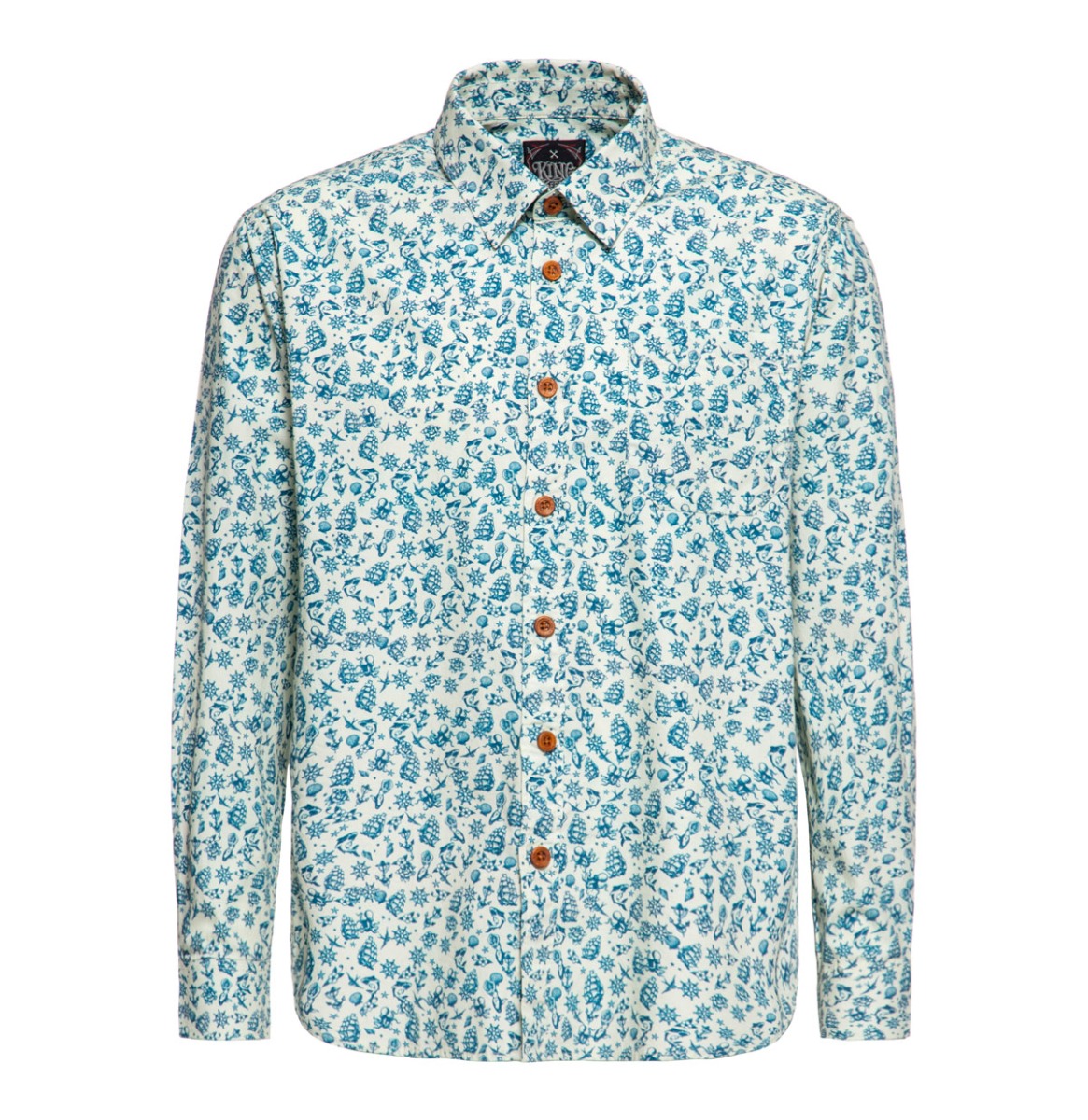 King Kerosin Sea Sailor Blouse Off White -L | King Kerosin
