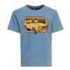 King Kerosin Speed Freak T-Shirt Oil Washed Sky Blue-M | King Kerosin