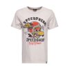 King Kerosin Speedfreak Speedshop T-Shirt Ecru-L | King Kerosin