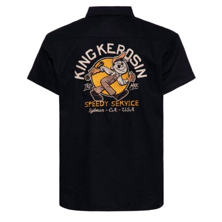 King Kerosin Speedy Service Worker Shirt Black-XL | King Kerosin