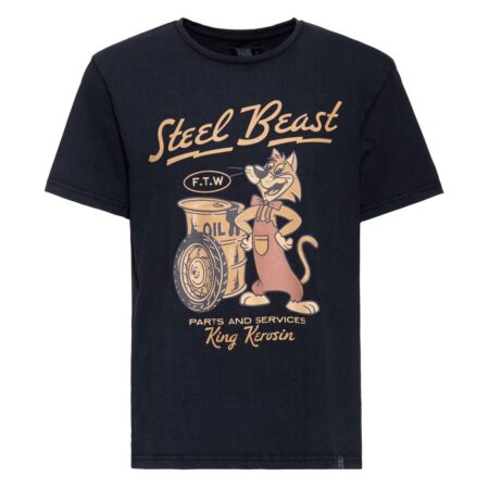 King Kerosin Steel Beast T-Shirt Anthracite-M | King Kerosin