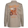 King Kerosin Steel Beest Workwear Blouse Khaki-4XL | King Kerosin