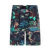 King Kerosin Tropical Hulla Hou Swim Shorts Black-XXXL | King Kerosin