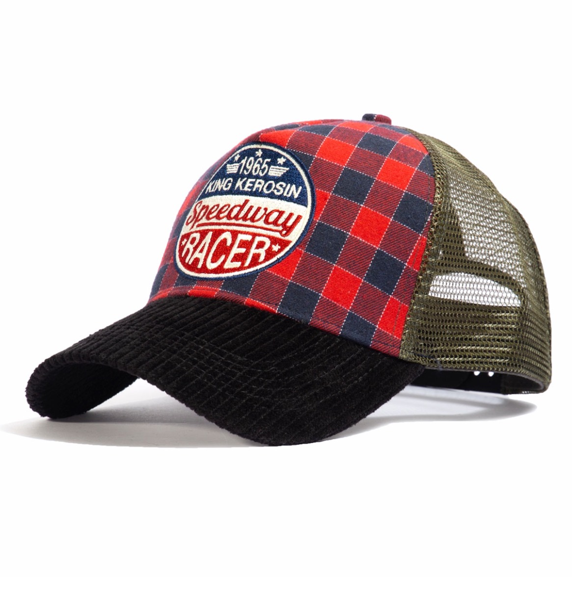 King Kerosin Trucker Pet Speedway Racer Rood / Zwart | 12% korting | King Kerosin