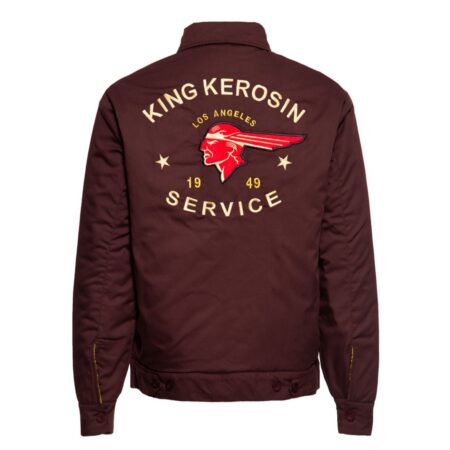King Kerosin Worker Jacket 1949 Service Dark Brown -XXXXXL | 19% korting | King Kerosin