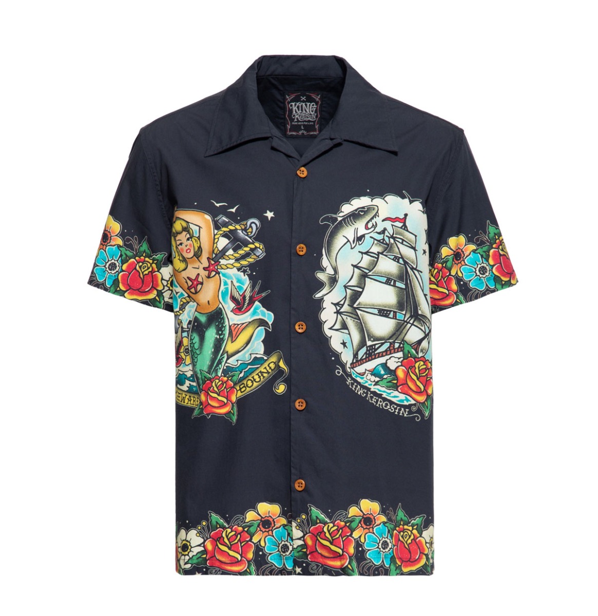 King kerosin Homeward Bount Shirt Black-XXXXXL | King Kerosin