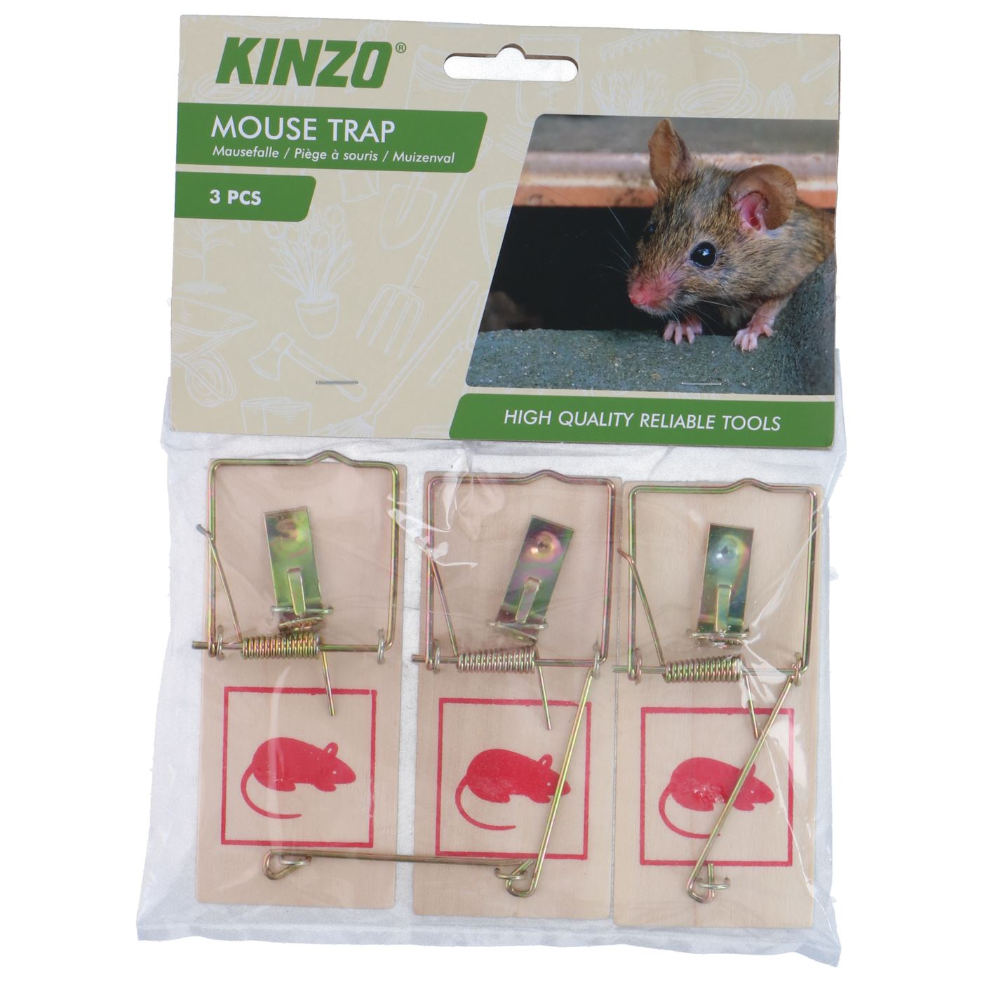 Kinzo Muizenval 3 stuks in zakje | Kinzo