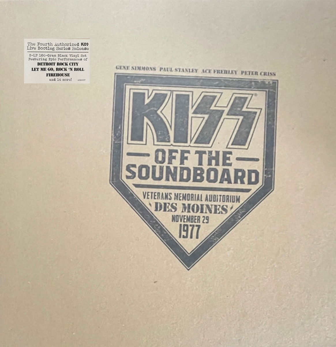 Kiss - Off The Soundboard: Live in Des Moines 2 (LP) | Fiftiesstore