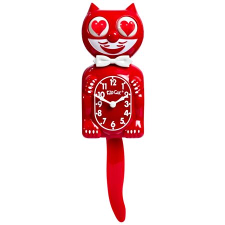 Kit-Cat Klock Heart Eyes Limited Edition Red BC-58-Heart | Kit-Cat Klock
