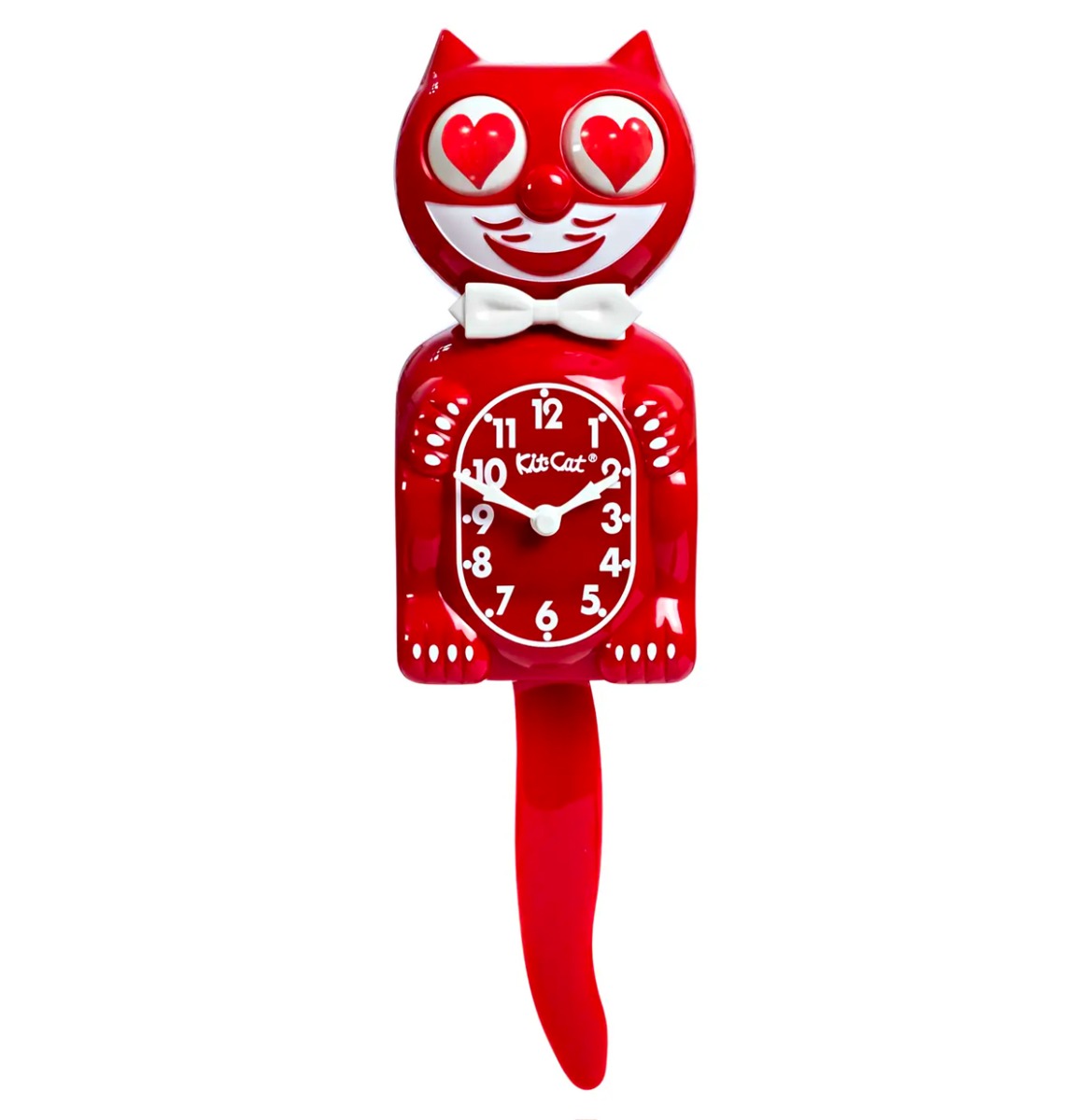 Kit-Cat Klock Heart Eyes Limited Edition Red BC-58-Heart | Kit-Cat Klock