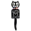 Kit-Cat Klock Klassiek Zwart Met Ster & Strepen Amerikaanse Vlag | Kit-Cat Klock
