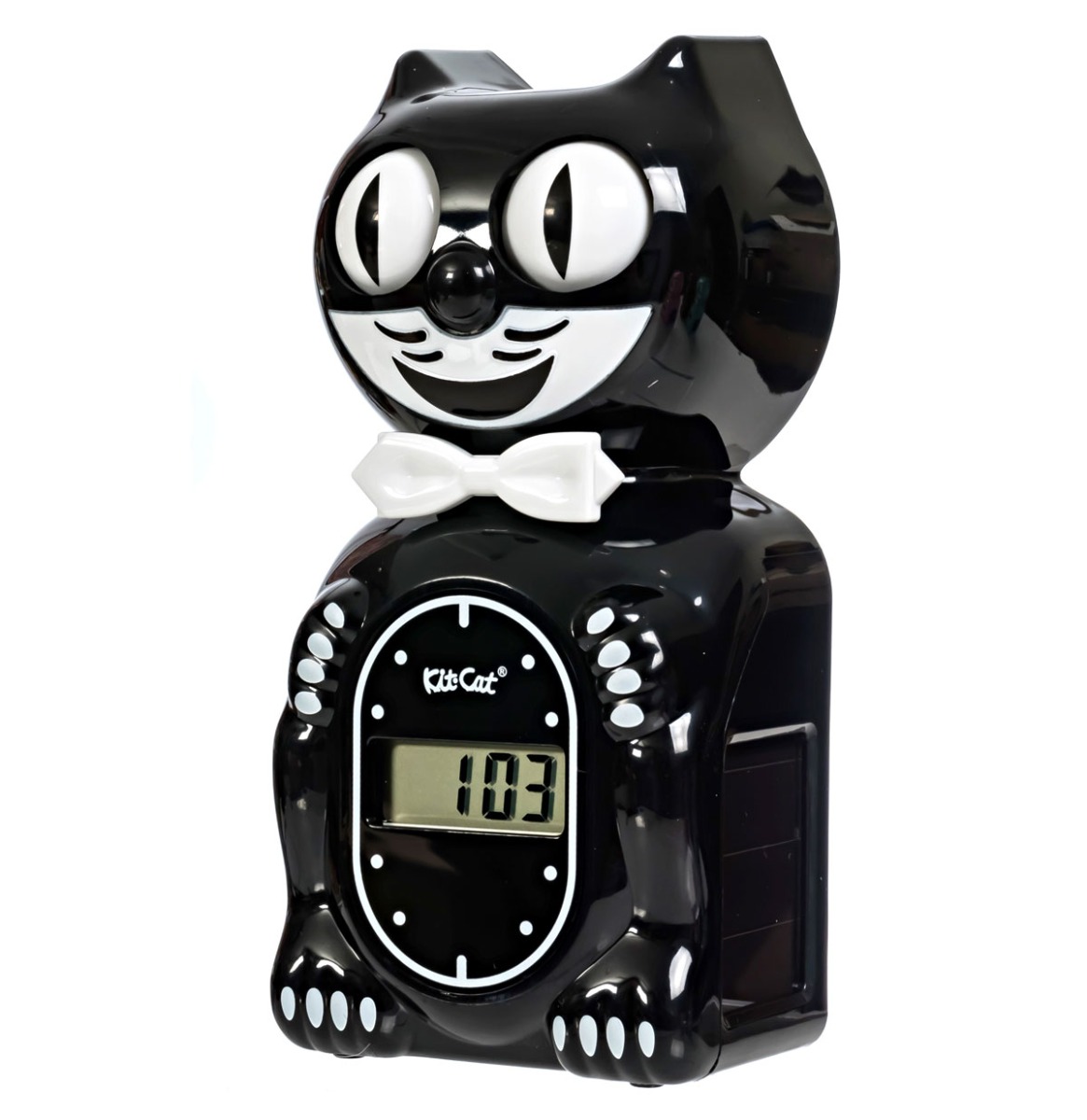 Kit-Cat-Klock Wekker op Zonne-Energie met Beroemde Bewegende Ogen | Kit-Cat Klock