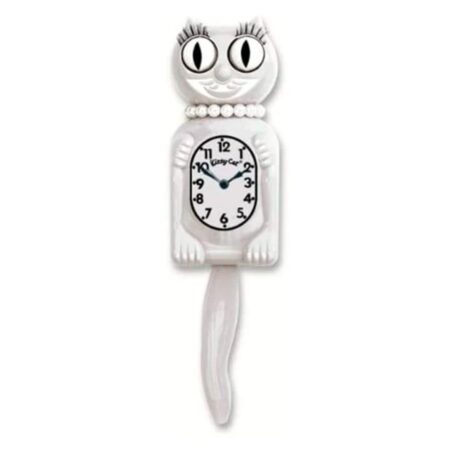 Kit-Cat Klock White Miss Kitty-Cat MKC-6 Limited Edition | Kit-Cat Klock