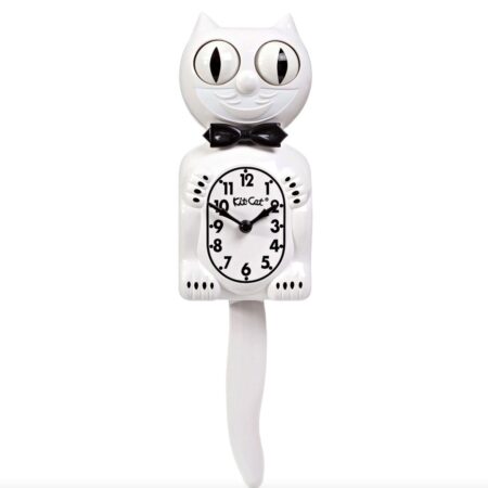 Kit-Cat Klock Wit met Zwarte Das (Limited Edition) | Kit-Cat Klock