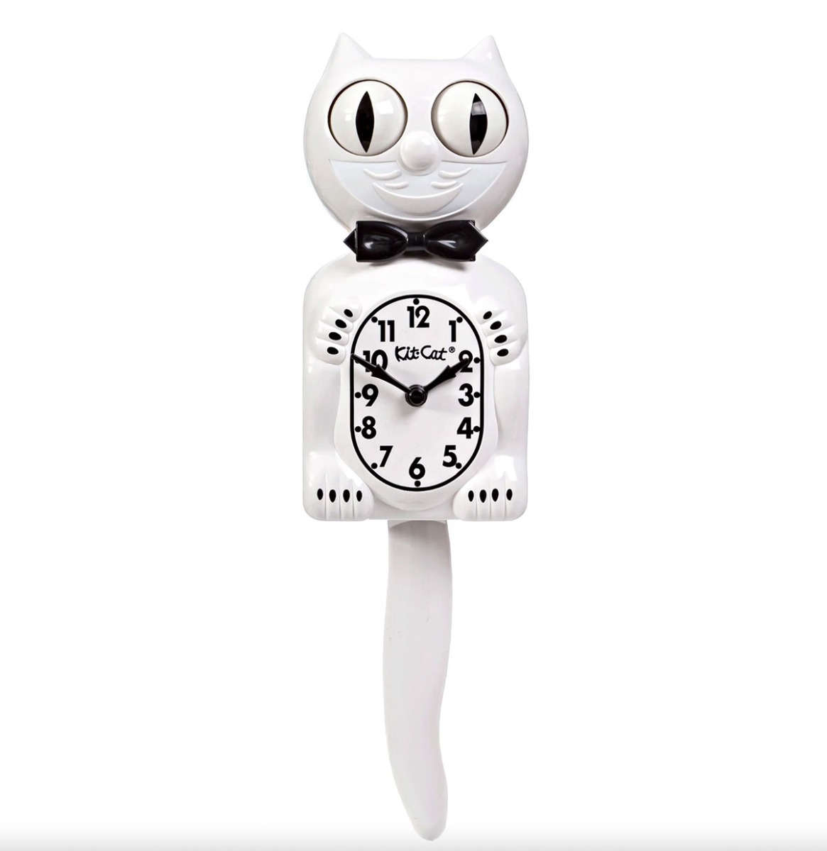 Kit-Cat Klock Wit met Zwarte Das (Limited Edition) | Kit-Cat Klock