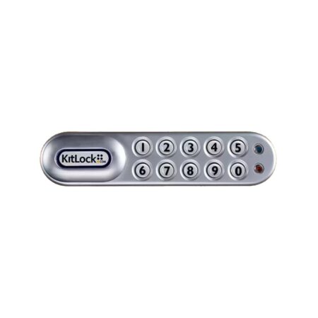 KitLock KitLock elektronisch pincodeslot horizontaal rechts - zilvergrijs | KitLock