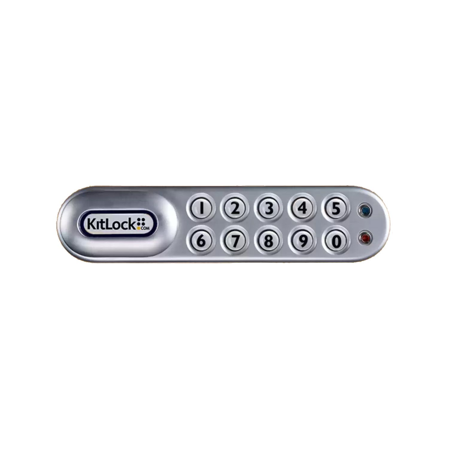 KitLock KitLock elektronisch pincodeslot horizontaal rechts - zilvergrijs | KitLock