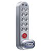 KitLock KitLock elektronisch pincodeslot verticaal - zilvergrijs | KitLock