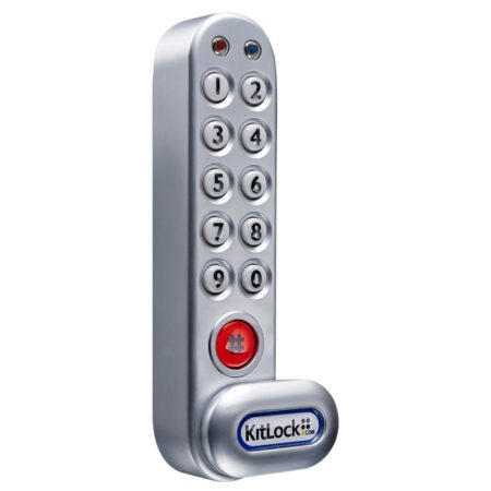 KitLock KitLock elektronisch pincodeslot verticaal - zilvergrijs | KitLock