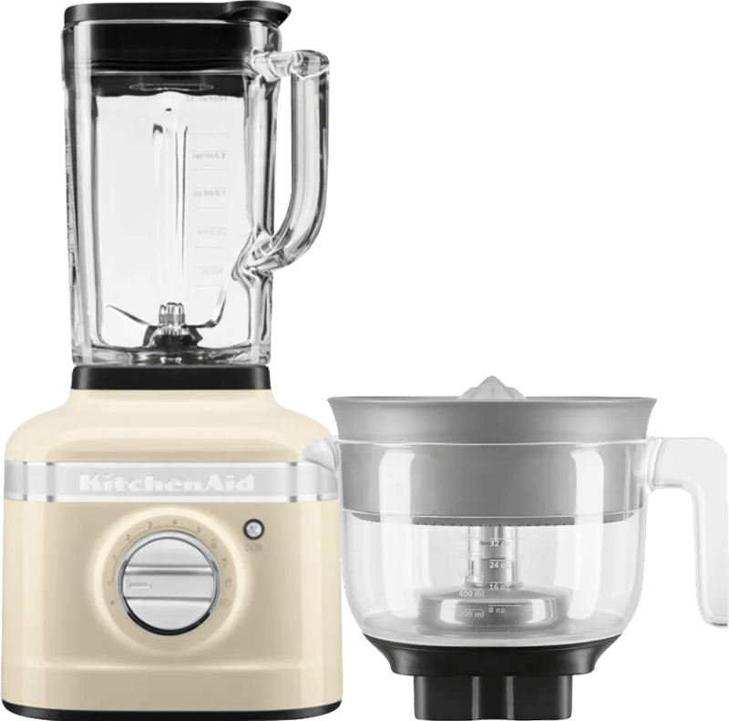 KitchenAid Artisan K400 5KSB4026EAC Amandelwit + citruspers opzetstuk
