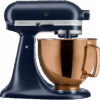KitchenAid Artisan Mixer 5KSM125EIB Blauw + Design Mengkom Koper