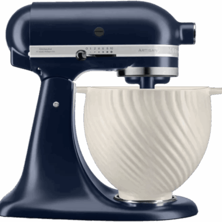 KitchenAid Artisan Mixer 5KSM125EIB Blauw + Design Mengkom Wit