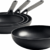 KitchenAid Classic Forged Koekenpannenset 20 + 24 + 28 cm + Wokpan 28 cm