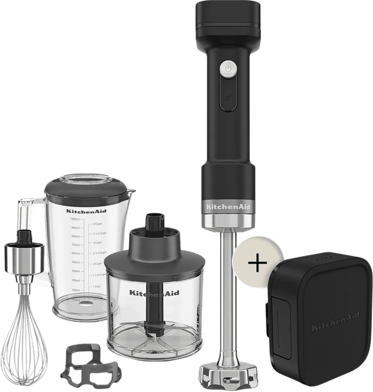 KitchenAid Go Draadloze Staafmixer 5KHBRV75BM