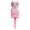 Kitty-Cat Klock Bubblegum Pink KC-59 | Kleine Retro Wandklok | Kit-Cat Klock
