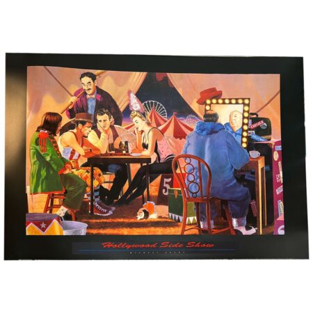 Klassieke Film Sterren & Zangers - Hollywood Side Show Poster | Fiftiesstore