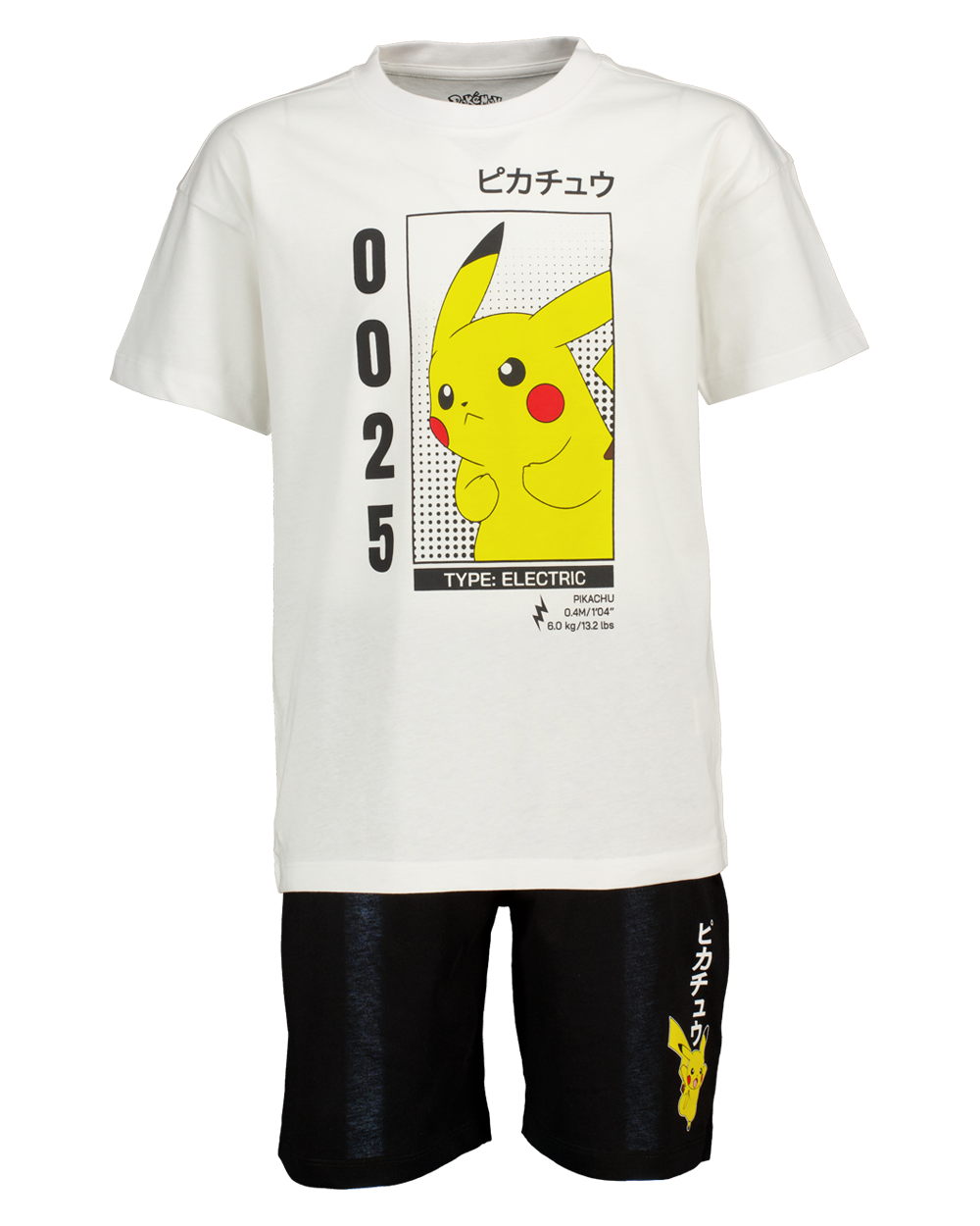 Kledingset - Wit | Pokémon